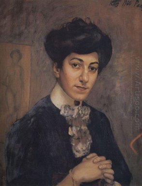 Stående av konstnären S Wife 1906