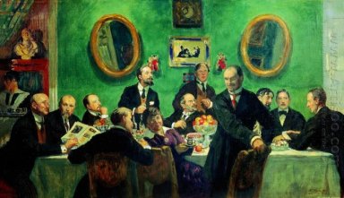 Retrato del grupo de pintores del mundo del Arte 1920