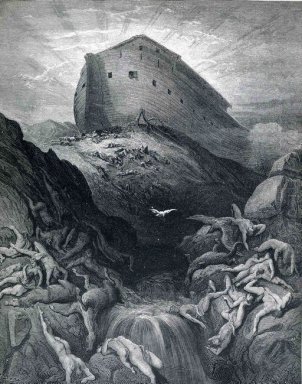 La paloma arrojó del Arca 1866