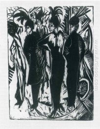 Cinco mulheres na rua