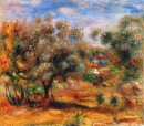 Landschap in de buurt Cagnes 1910