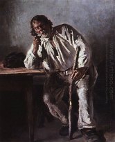 Viejo hombre con un tubo 1881