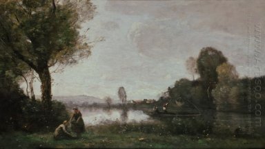Seine Paesaggio nei pressi di Chatou 1855