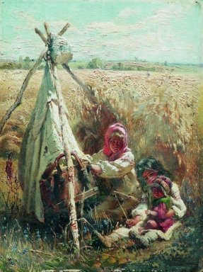 Children In A Field