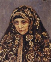 The Old Woman With A Patterned Headscarf 1886