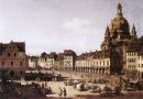 Praça do Novo Mercado Em Dresden 1750