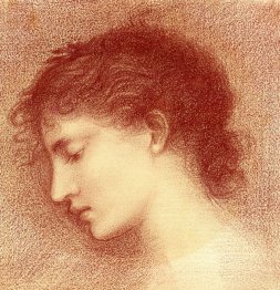 Estudo da cabeça de Maria Zambaco o vinho da Circe