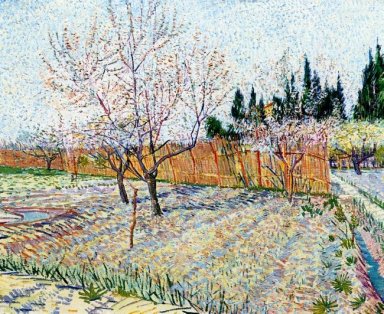 Orchard С персиковые деревья в цвету 1888