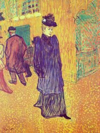 Jane Avril Meninggalkan Moulin Rouge 1893