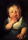 Studie Av Little Child 1626