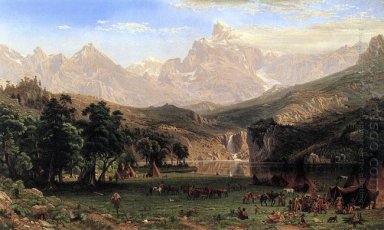 el pico de las montañas rocosas Landers 1869