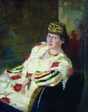 Portrait Of Mara Konstantinovna Oliv 1906