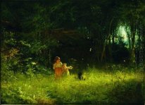 Barn i skogen 1887