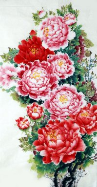 Peony - Pittura cinese