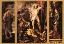 Uppståndelsen av Kristus (center panel) c. 1611-1612