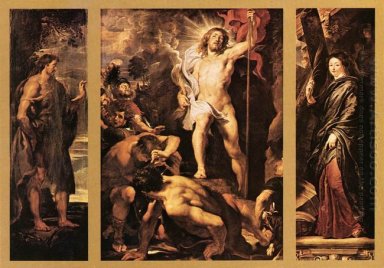 A Ressurreição de Cristo (painel central) c. 1611-1612
