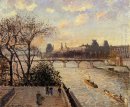 Louvren och Seine från Pont Neuf 1902