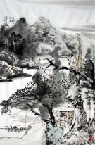 En bondgård - kinesisk målning