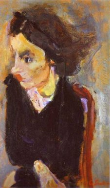 Frau im Profil Porträt von Madame Tennent