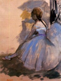 dancer sittande studie 1872
