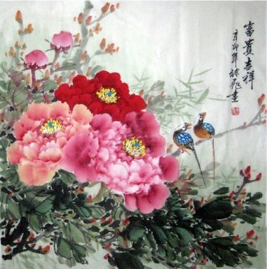 Peony - la pintura china