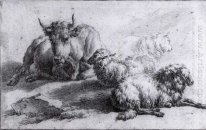 Una Mucca e tre pecore