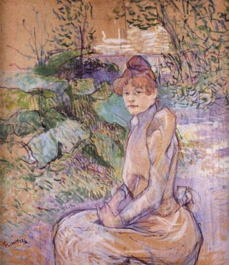 Woman In Monsieur Floresta S Garden 1891
