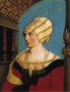 Portret van Doprothea Meyer Nee Kannengiesser 1516