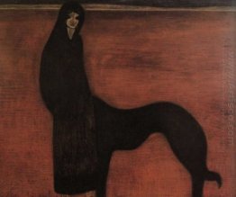 Wanita muda dan Anjing