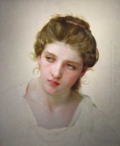 Head Study Of Female Face Blonde 1898