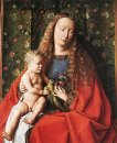 Den Madonna av Canon Van Der Paele Detail 1436 2