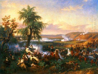 La batalla de Habra, Argelia, diciembre 1835