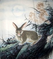 Rabbit - pittura cinese
