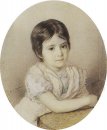 Retrato de Maria Kikina Como Un Niño