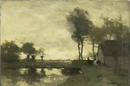 Landscape Dengan Kolam Pertanian