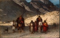 Cheiks arabes dans les montagnes