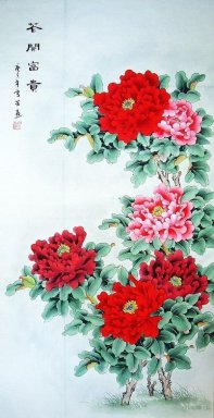 Peony - Lukisan Cina