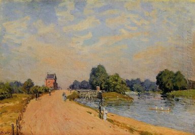 a estrada de Hampton Court 1874