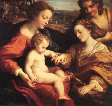 The Mystic Marriage Of St Catherine Of Alexandria