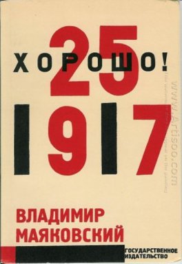 Afdekplaat voor Goede door Vladimir Mayyakovsky 1927