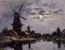 Голландские ветряные мельницы 1884