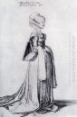 une étude costume Nuremberg 1500