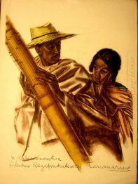 Dessins Et Peintures D'Afrique Execut