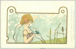 Meninas com animais 1901 1