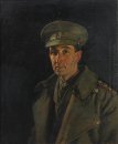 Retrato do capitão Madeira do Royal Inniskilling Fuzileiros 191