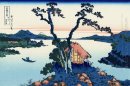 Lake Suwa Nella Provincia Shinano