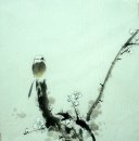 Pájaros y flores - Pintura china