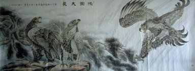Eagle - Lukisan Cina