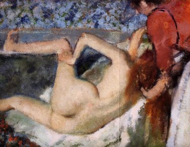 le bain femme de derrière 1895