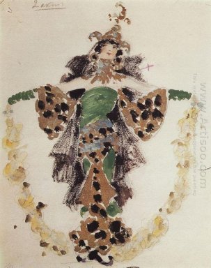Femme Création des costumes de Khan Pour C Pugni de Ballet 1901